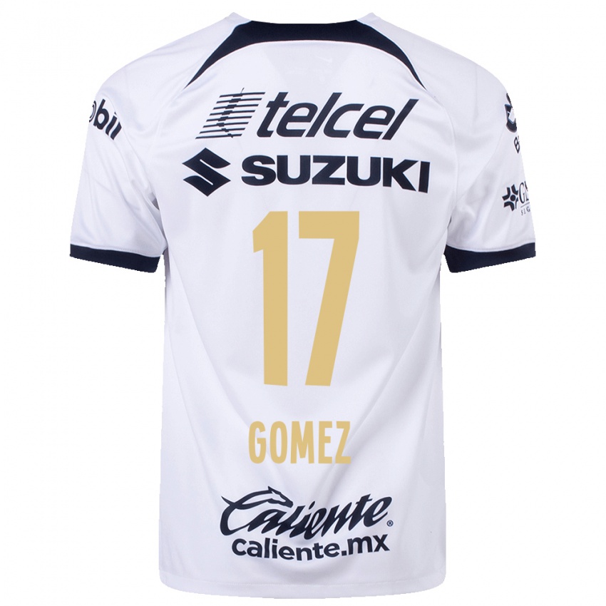 Mænd Diana Gomez #17 Hvid Hjemmebane Spillertrøjer 2023/24 Trøje T-Shirt
