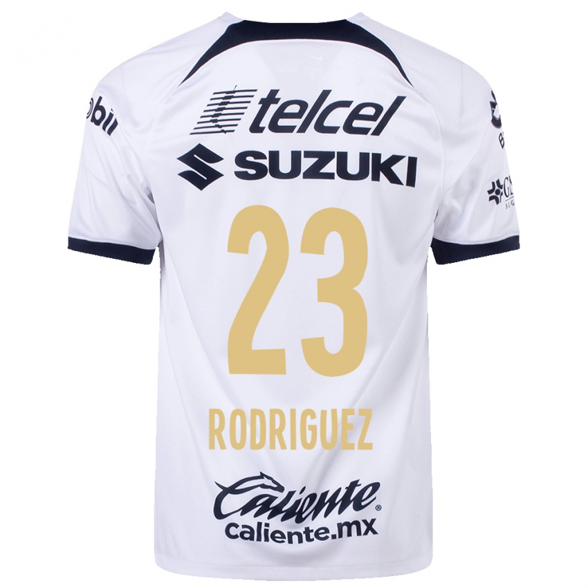 Mænd Catherine Rodriguez #23 Hvid Hjemmebane Spillertrøjer 2023/24 Trøje T-Shirt
