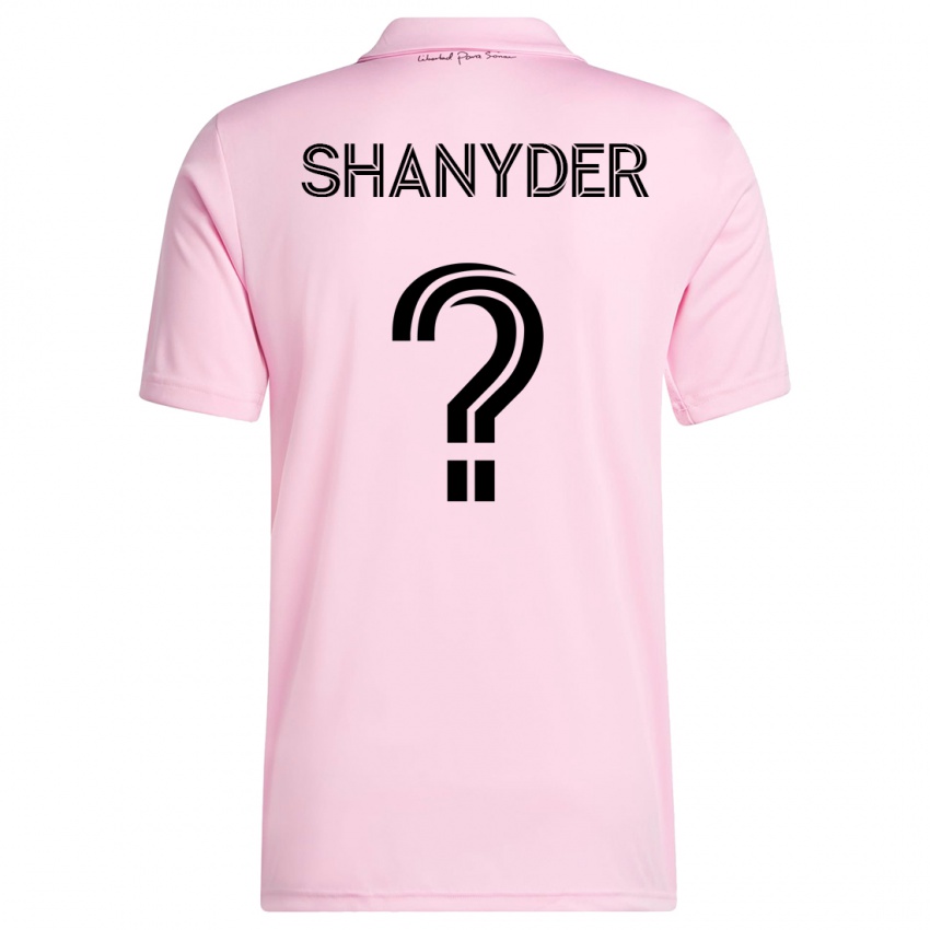 Mænd Shanyder Borgelin #0 Lyserød Hjemmebane Spillertrøjer 2023/24 Trøje T-Shirt