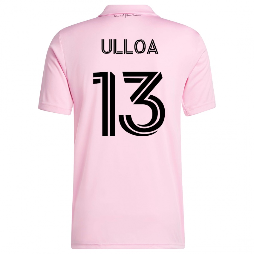 Mænd Víctor Ulloa #13 Lyserød Hjemmebane Spillertrøjer 2023/24 Trøje T-Shirt