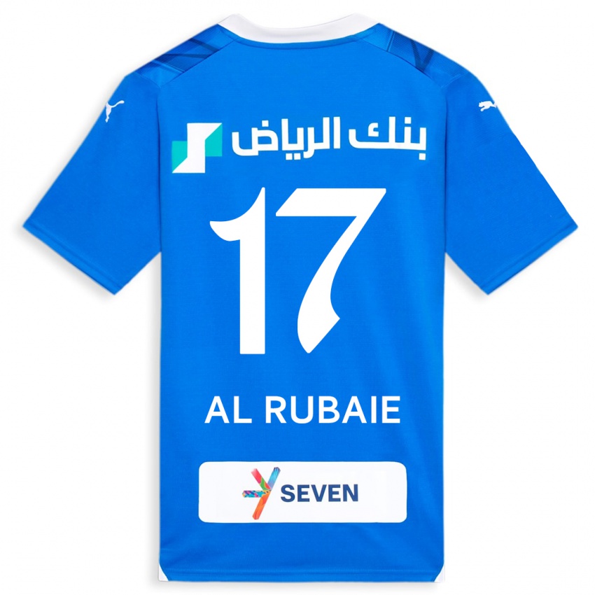 Mænd Mohammed Al-Rubaie #17 Blå Hjemmebane Spillertrøjer 2023/24 Trøje T-Shirt