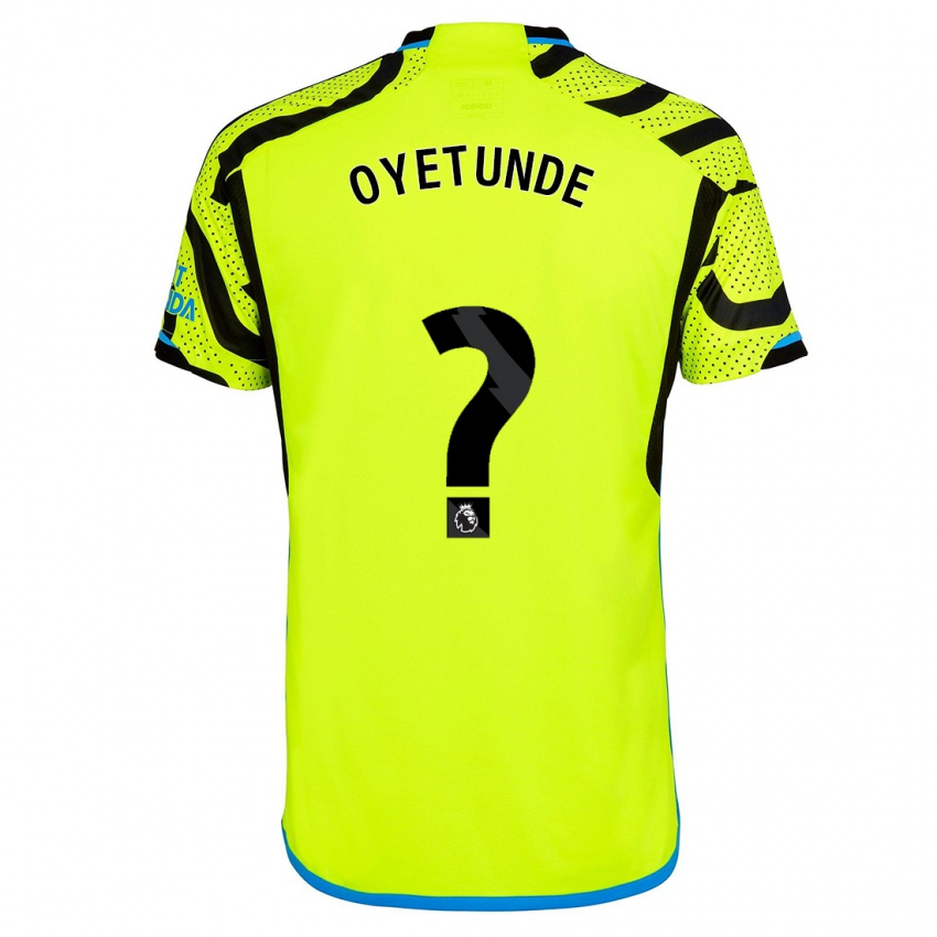 Mænd Daniel Oyetunde #0 Gul Udebane Spillertrøjer 2023/24 Trøje T-Shirt