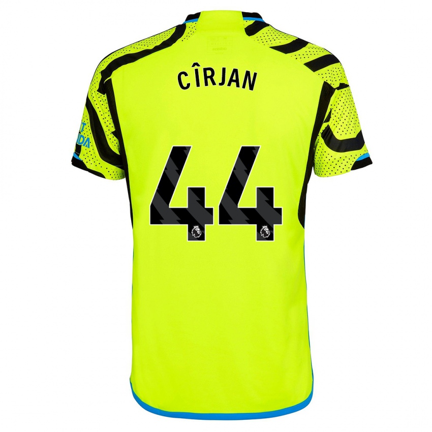 Mænd Catalin Cîrjan #44 Gul Udebane Spillertrøjer 2023/24 Trøje T-Shirt