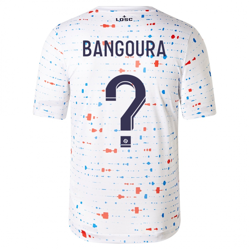 Mænd Abdoulaye Zakha Bangoura #0 Hvid Udebane Spillertrøjer 2023/24 Trøje T-Shirt