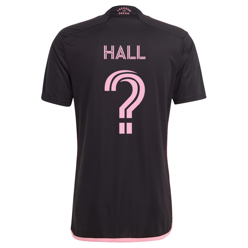 Mænd Tyler Hall #0 Sort Udebane Spillertrøjer 2023/24 Trøje T-Shirt