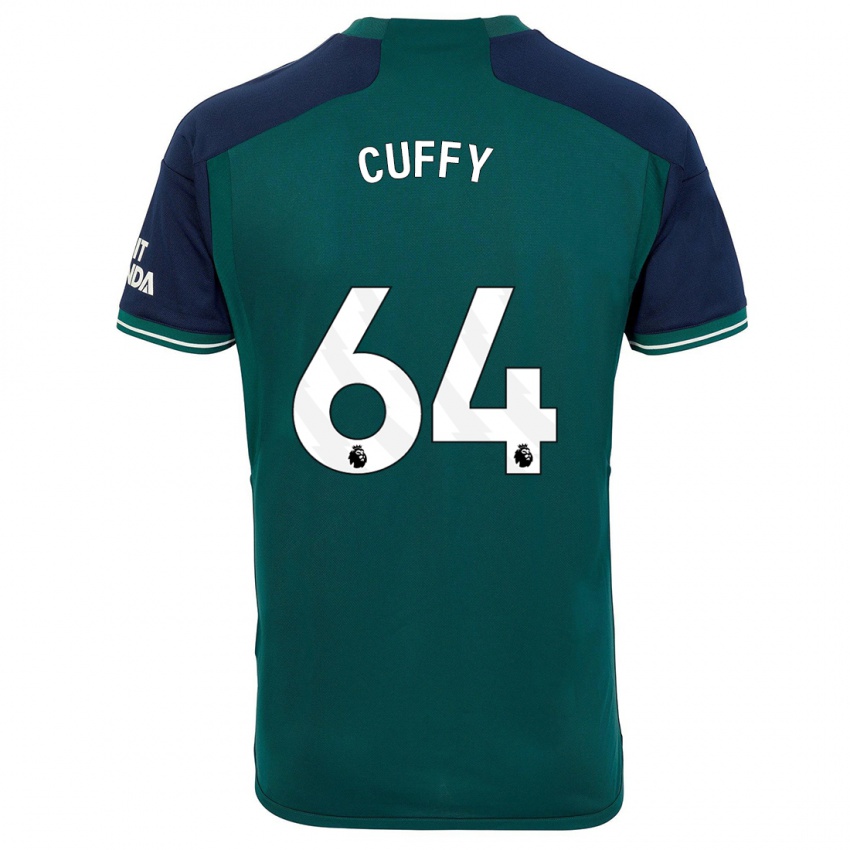 Mænd Brooke Norton Cuffy #64 Grøn Tredje Sæt Spillertrøjer 2023/24 Trøje T-Shirt