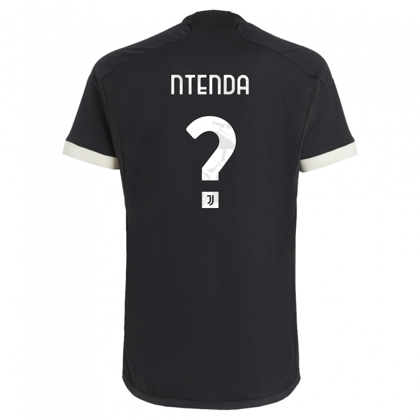 Mænd Jean-Claude Ntenda #0 Sort Tredje Sæt Spillertrøjer 2023/24 Trøje T-Shirt