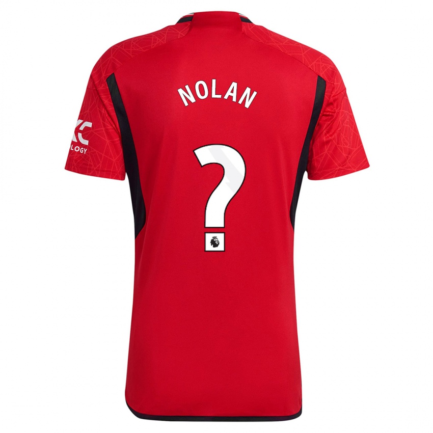 Kvinder James Nolan #0 Rød Hjemmebane Spillertrøjer 2023/24 Trøje T-Shirt