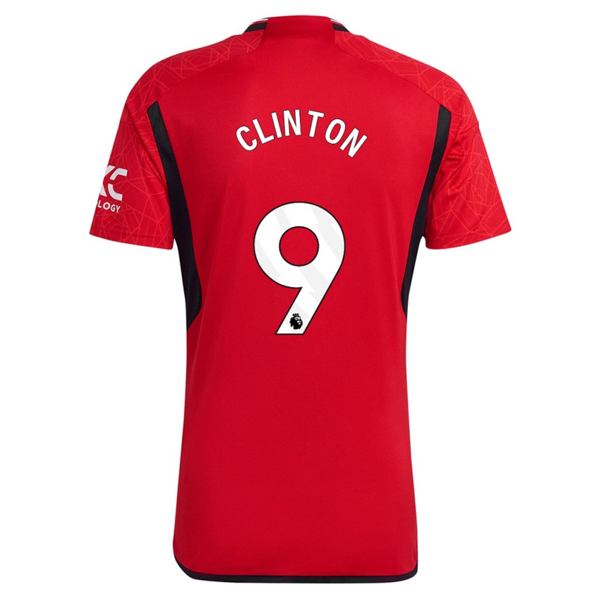 Kvinder Grace Clinton #9 Rød Hjemmebane Spillertrøjer 2023/24 Trøje T-Shirt