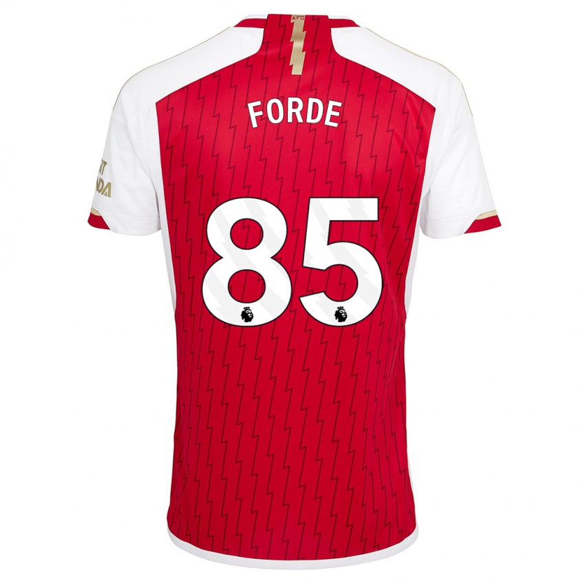 Kvinder Romari Forde #85 Rød Hjemmebane Spillertrøjer 2023/24 Trøje T-Shirt