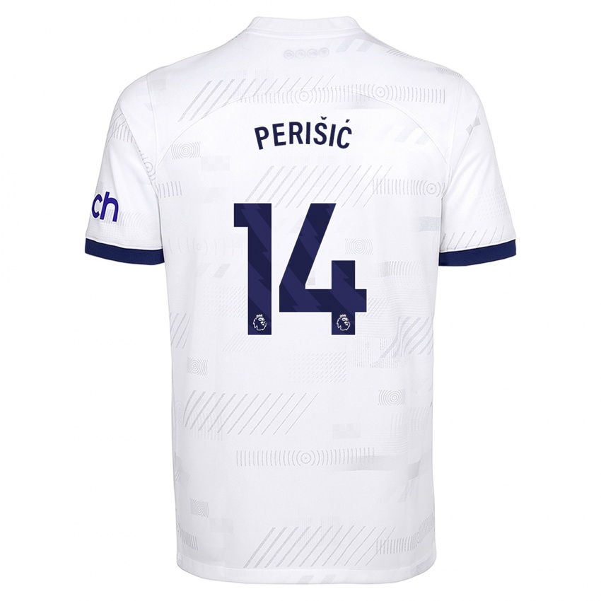 Kvinder Ivan Perisic #14 Hvid Hjemmebane Spillertrøjer 2023/24 Trøje T-Shirt