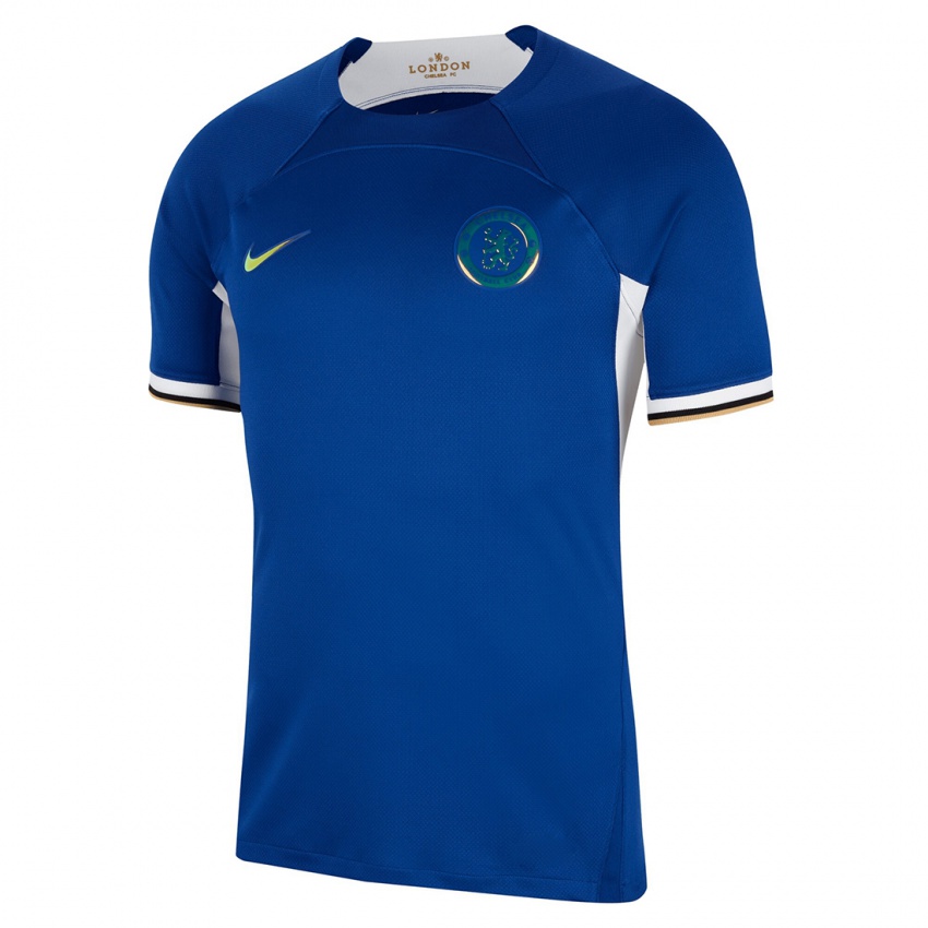 Kvinder Noah Hay #0 Blå Hjemmebane Spillertrøjer 2023/24 Trøje T-Shirt