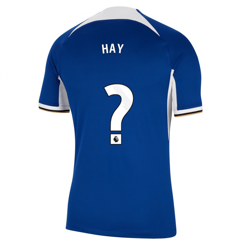 Kvinder Noah Hay #0 Blå Hjemmebane Spillertrøjer 2023/24 Trøje T-Shirt