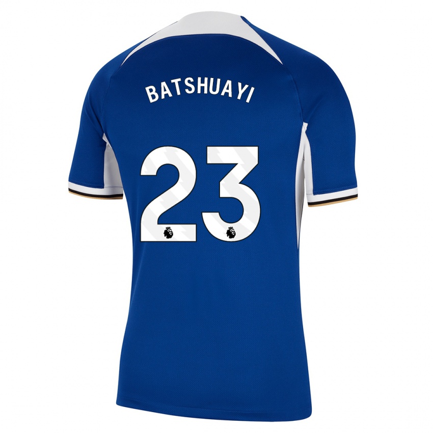 Kvinder Michy Batshuayi #23 Blå Hjemmebane Spillertrøjer 2023/24 Trøje T-Shirt