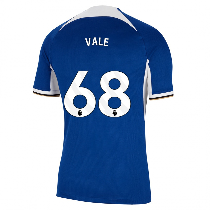 Kvinder Harvey Vale #68 Blå Hjemmebane Spillertrøjer 2023/24 Trøje T-Shirt