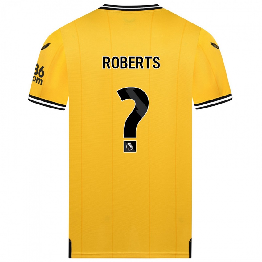 Kvinder Tyler Roberts #0 Gul Hjemmebane Spillertrøjer 2023/24 Trøje T-Shirt