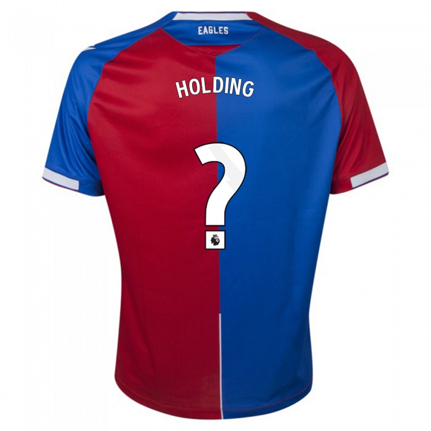 Kvinder Rob Holding #0 Rød Blå Hjemmebane Spillertrøjer 2023/24 Trøje T-Shirt