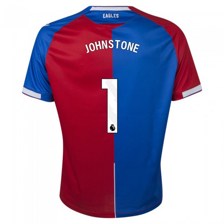 Kvinder Sam Johnstone #1 Rød Blå Hjemmebane Spillertrøjer 2023/24 Trøje T-Shirt
