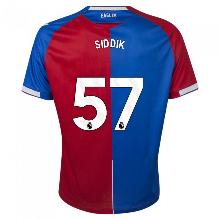 Kvinder Cardo Siddik #57 Rød Blå Hjemmebane Spillertrøjer 2023/24 Trøje T-Shirt