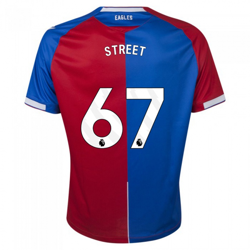 Kvinder Rob Street #67 Rød Blå Hjemmebane Spillertrøjer 2023/24 Trøje T-Shirt