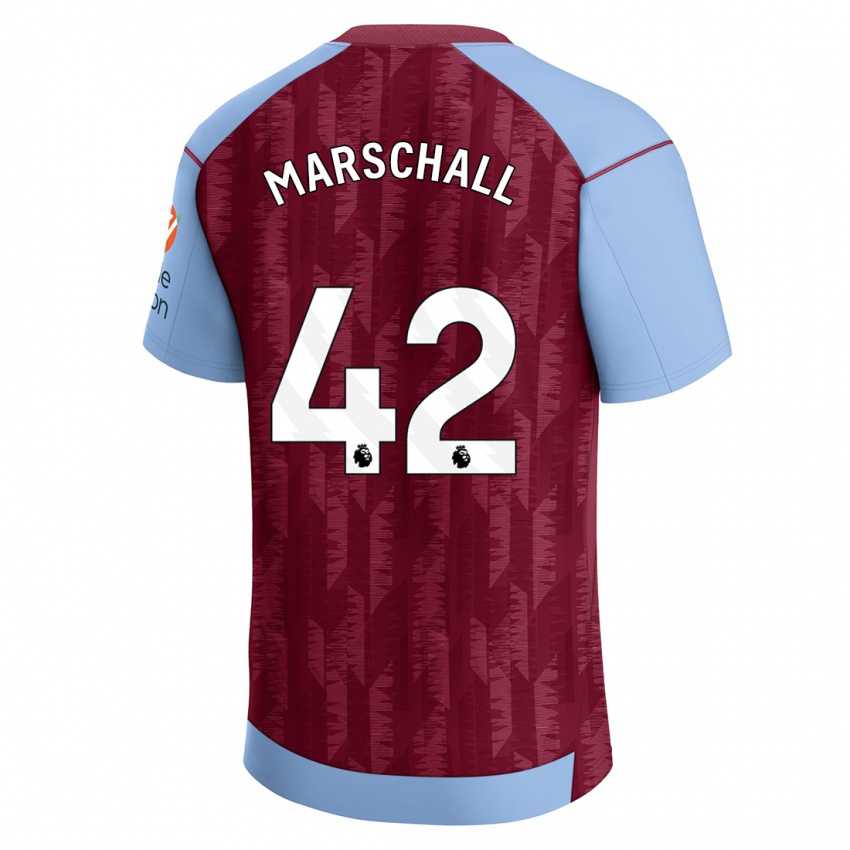 Kvinder Filip Marschall #42 Klaret Blå Hjemmebane Spillertrøjer 2023/24 Trøje T-Shirt