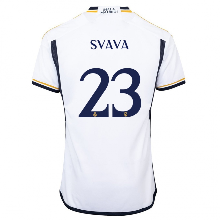 Kvinder Sofie Svava #23 Hvid Hjemmebane Spillertrøjer 2023/24 Trøje T-Shirt