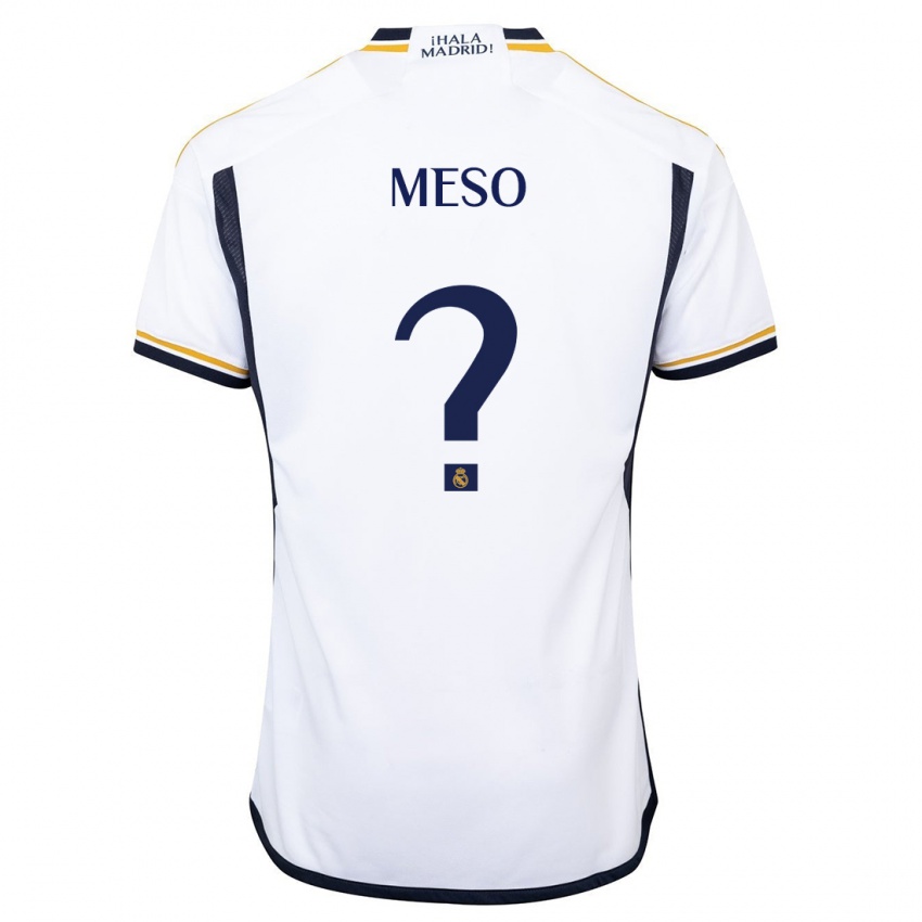 Kvinder Meso #0 Hvid Hjemmebane Spillertrøjer 2023/24 Trøje T-Shirt
