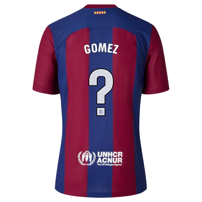 Kvinder Antonio Gomez #0 Rød Blå Hjemmebane Spillertrøjer 2023/24 Trøje T-Shirt