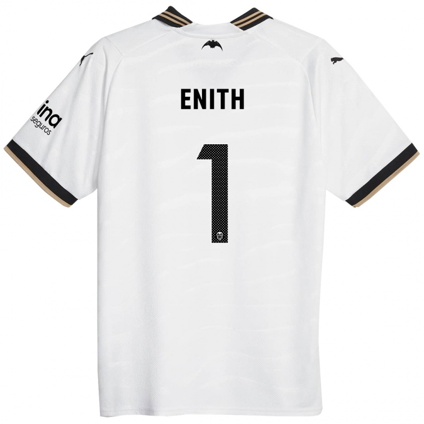 Kvinder Enith #1 Hvid Hjemmebane Spillertrøjer 2023/24 Trøje T-Shirt
