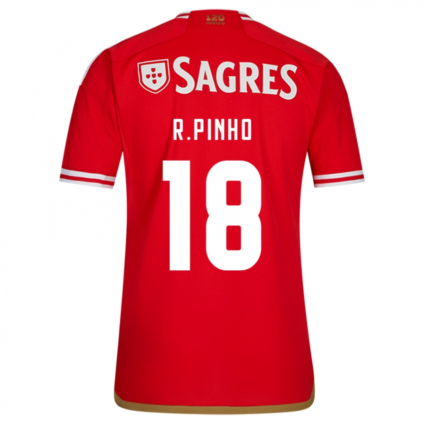 Kvinder Rodrigo Pinho #18 Rød Hjemmebane Spillertrøjer 2023/24 Trøje T-Shirt