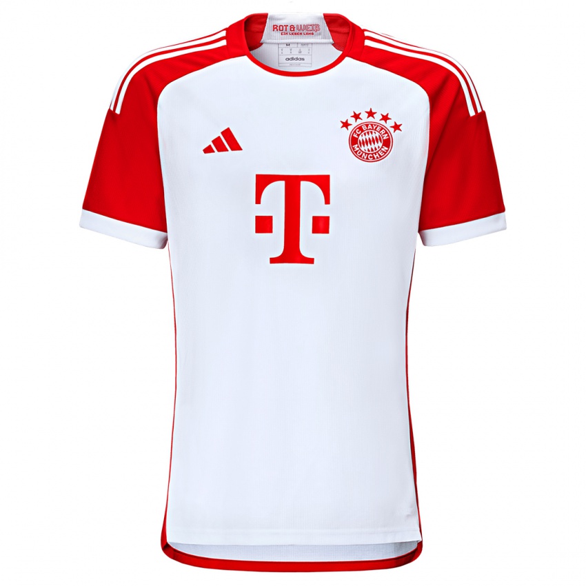 Kvinder Joshua Kimmich #6 Rød Hvid Hjemmebane Spillertrøjer 2023/24 Trøje T-Shirt