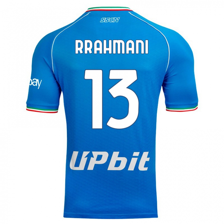 Kvinder Amir Rrahmani #13 Himmelblå Hjemmebane Spillertrøjer 2023/24 Trøje T-Shirt