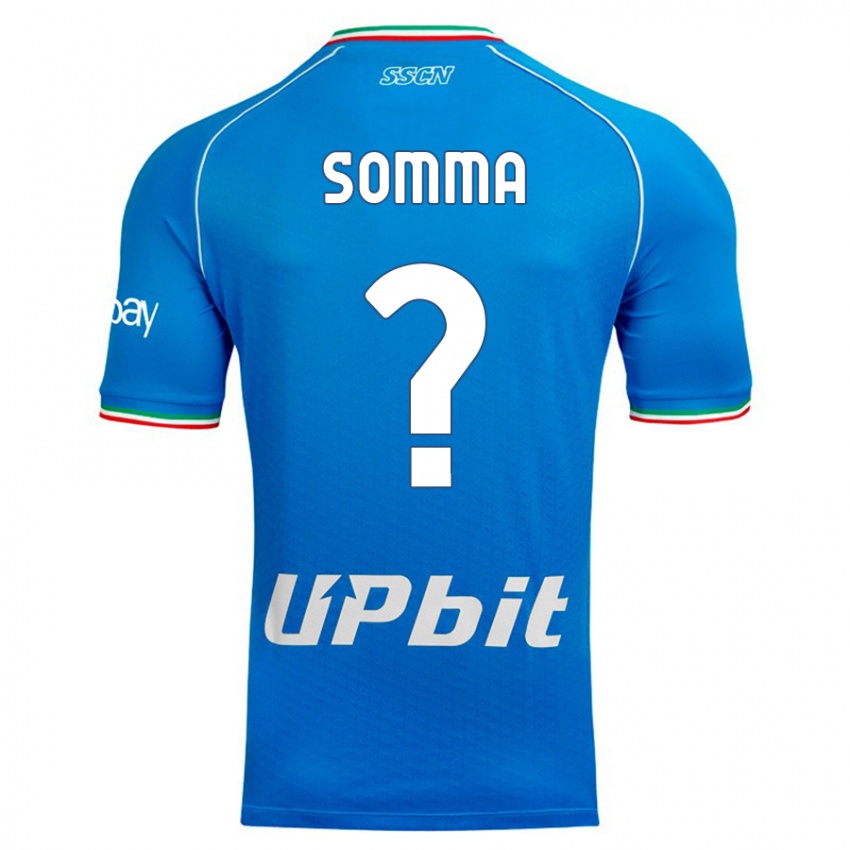 Kvinder Francesco Somma #0 Himmelblå Hjemmebane Spillertrøjer 2023/24 Trøje T-Shirt