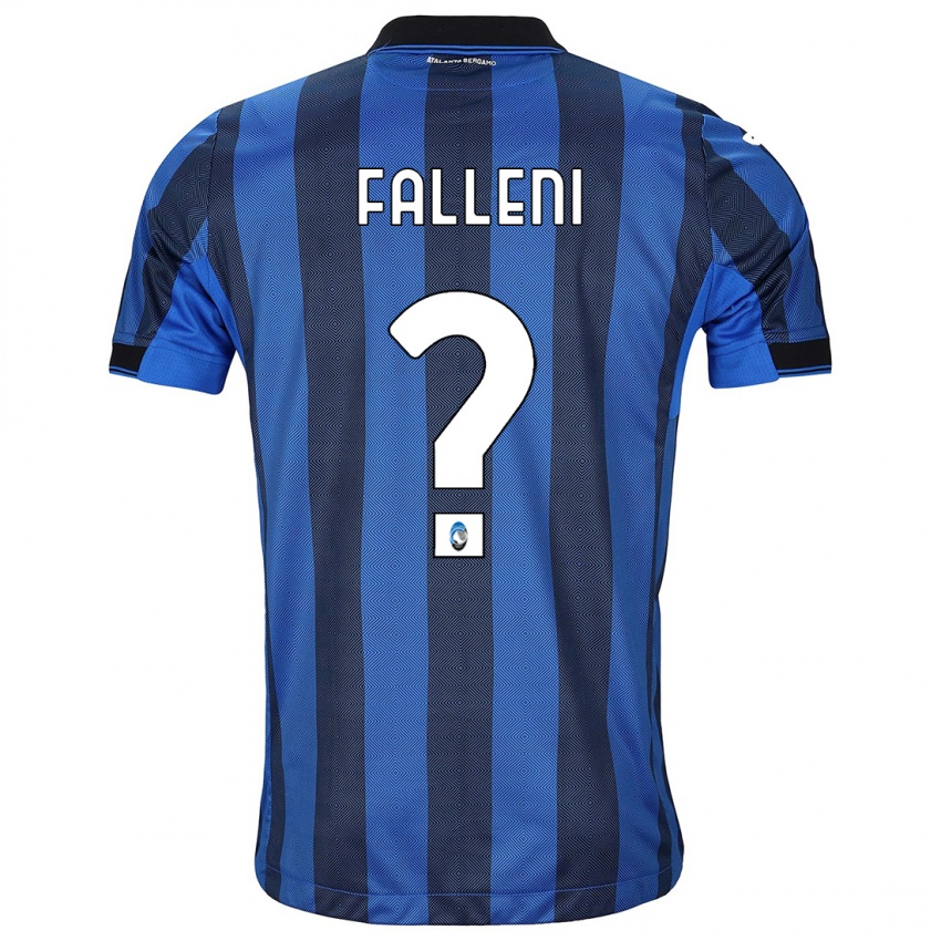 Kvinder Alessandro Falleni #0 Sort Blå Hjemmebane Spillertrøjer 2023/24 Trøje T-Shirt