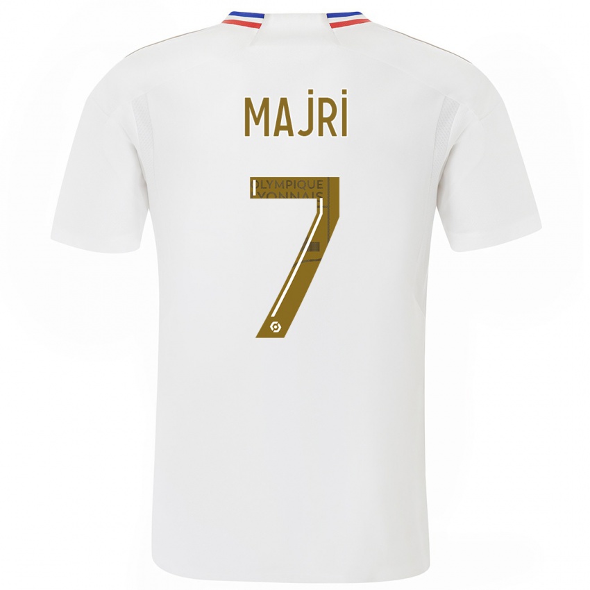 Kvinder Amel Majri #7 Hvid Hjemmebane Spillertrøjer 2023/24 Trøje T-Shirt
