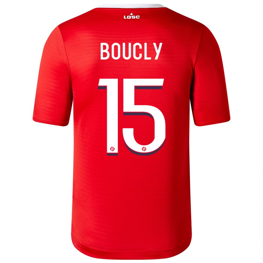 Kvinder Maite Boucly #15 Rød Hjemmebane Spillertrøjer 2023/24 Trøje T-Shirt