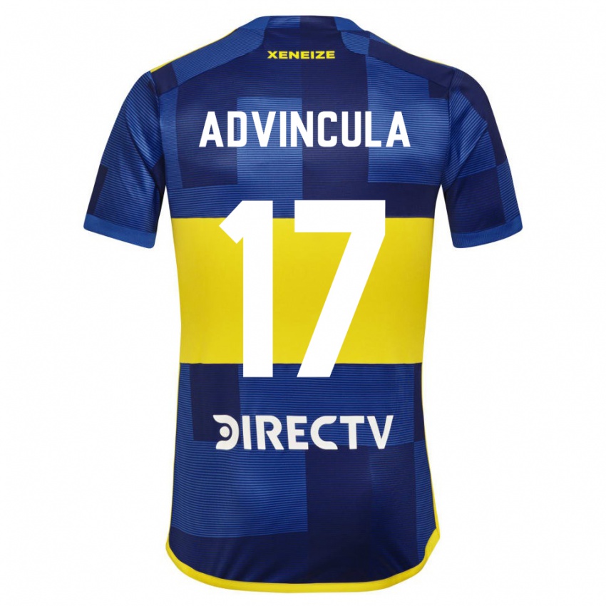 Kvinder Luis Advincula #17 Mørkeblå Gul Hjemmebane Spillertrøjer 2023/24 Trøje T-Shirt