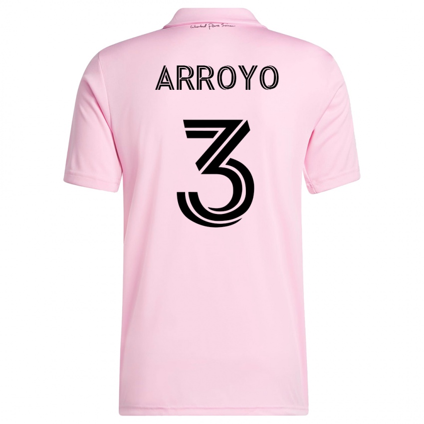 Kvinder Dixon Arroyo #3 Lyserød Hjemmebane Spillertrøjer 2023/24 Trøje T-Shirt