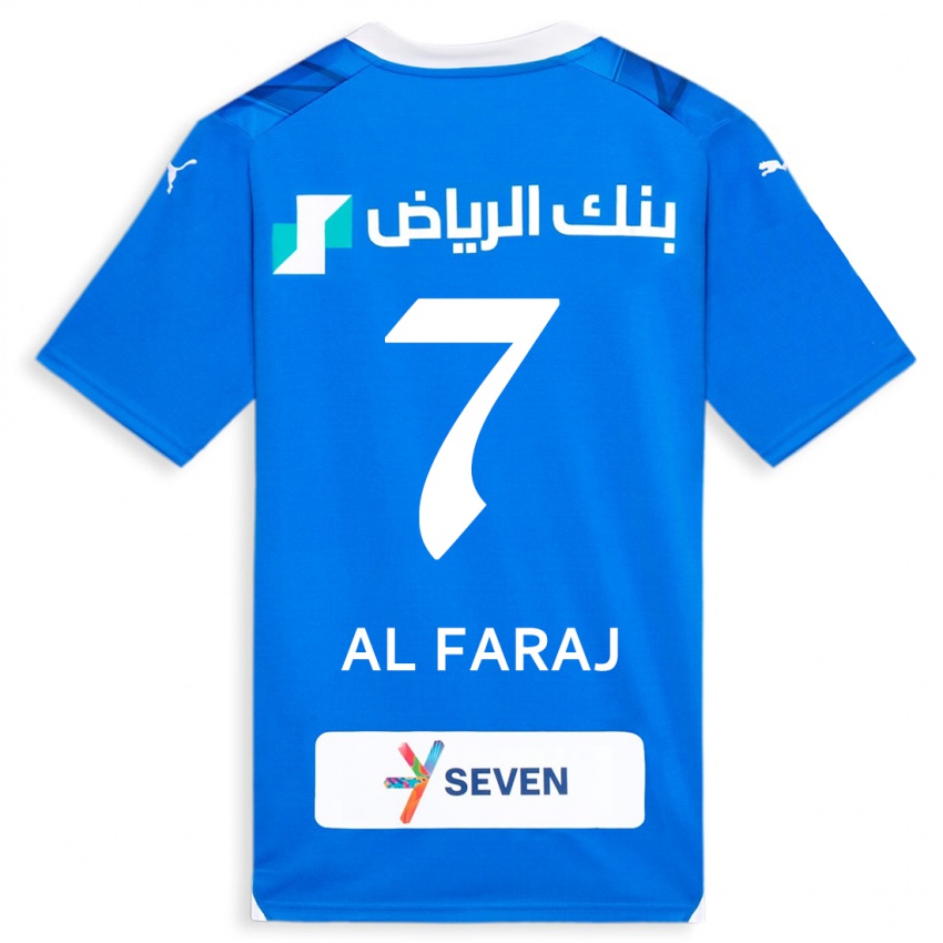 Kvinder Salman Al-Faraj #7 Blå Hjemmebane Spillertrøjer 2023/24 Trøje T-Shirt