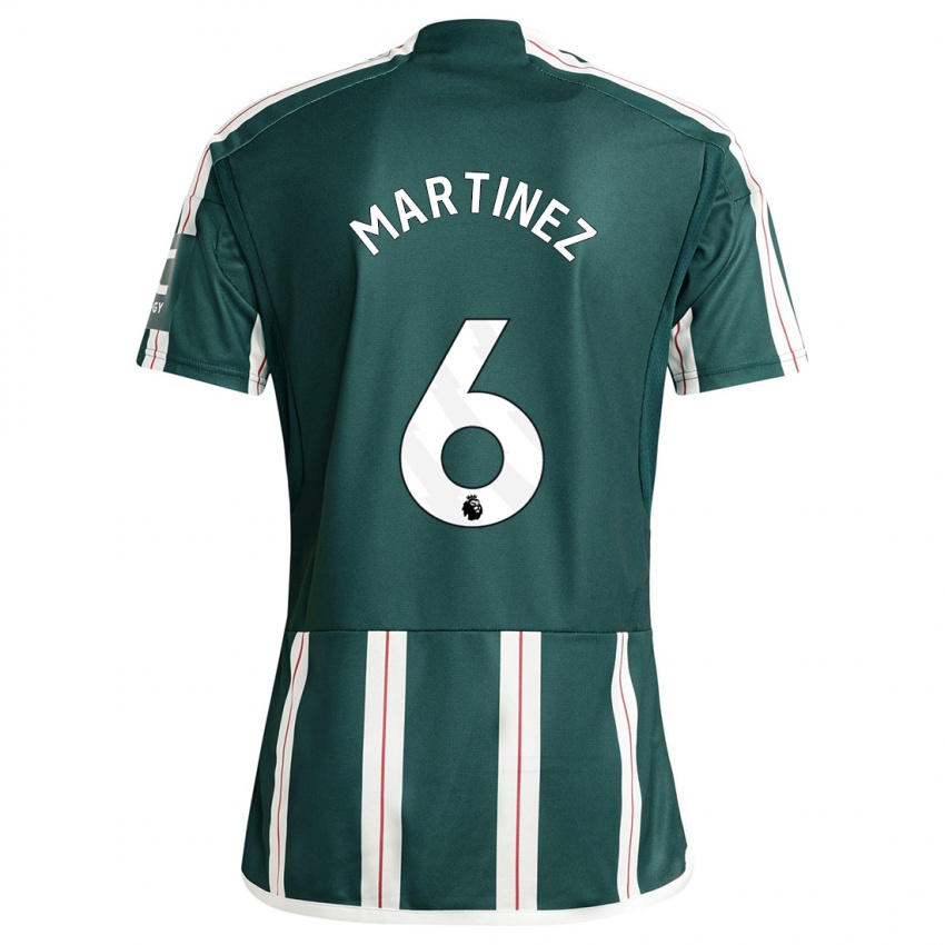Kvinder Lisandro Martinez #6 Mørkegrøn Udebane Spillertrøjer 2023/24 Trøje T-Shirt