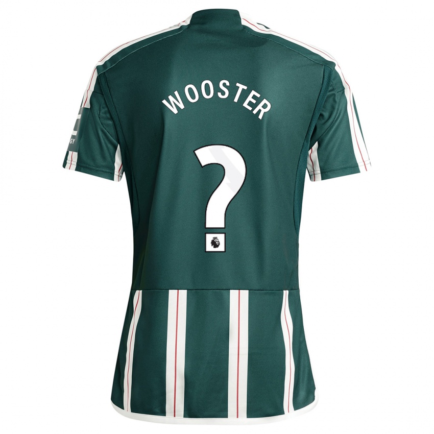Kvinder Tom Wooster #0 Mørkegrøn Udebane Spillertrøjer 2023/24 Trøje T-Shirt