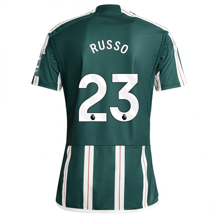 Kvinder Alessia Russo #23 Mørkegrøn Udebane Spillertrøjer 2023/24 Trøje T-Shirt