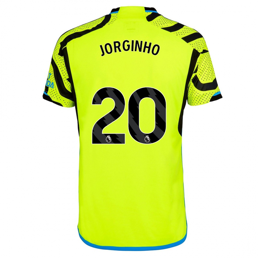 Kvinder Jorginho #20 Gul Udebane Spillertrøjer 2023/24 Trøje T-Shirt