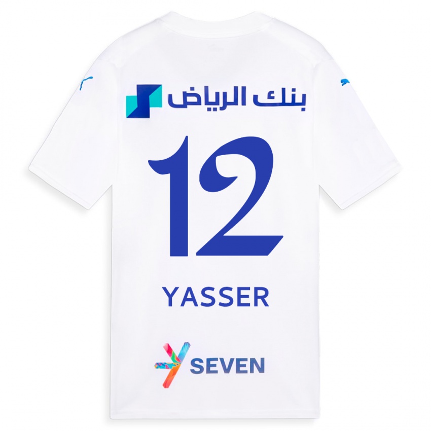 Kvinder Yasser Al-Shahrani #12 Hvid Udebane Spillertrøjer 2023/24 Trøje T-Shirt