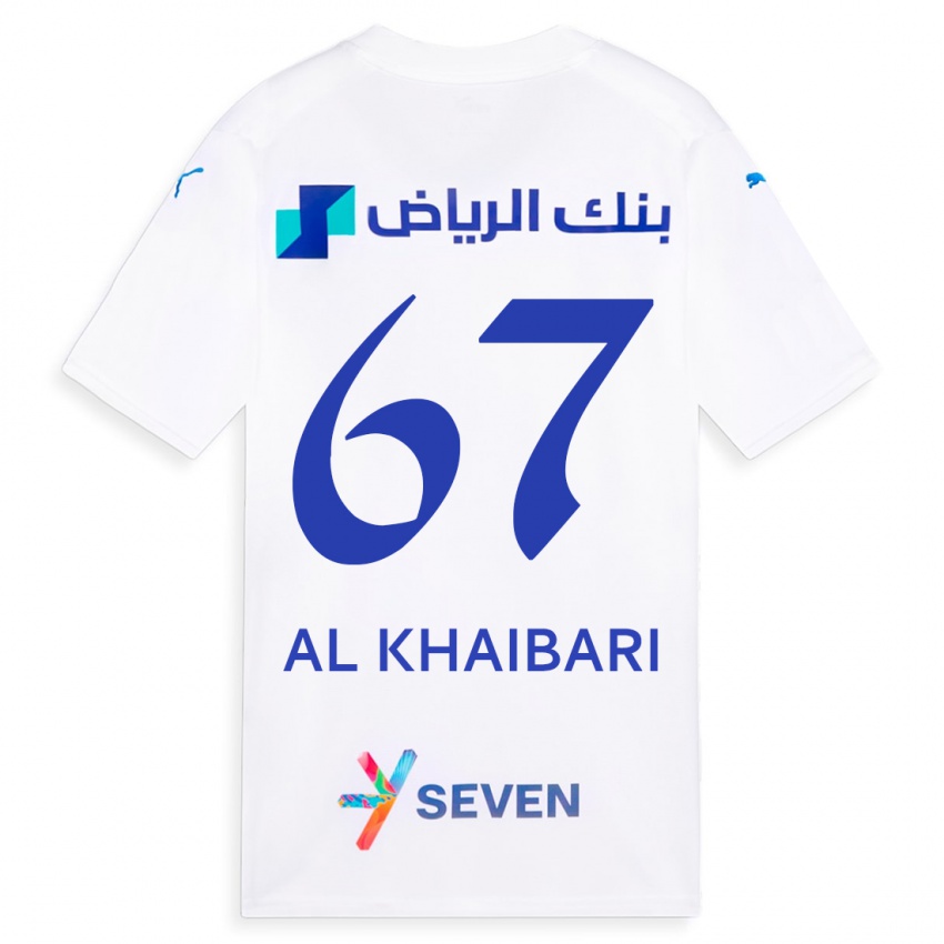 Kvinder Mohammed Al-Khaibari #67 Hvid Udebane Spillertrøjer 2023/24 Trøje T-Shirt