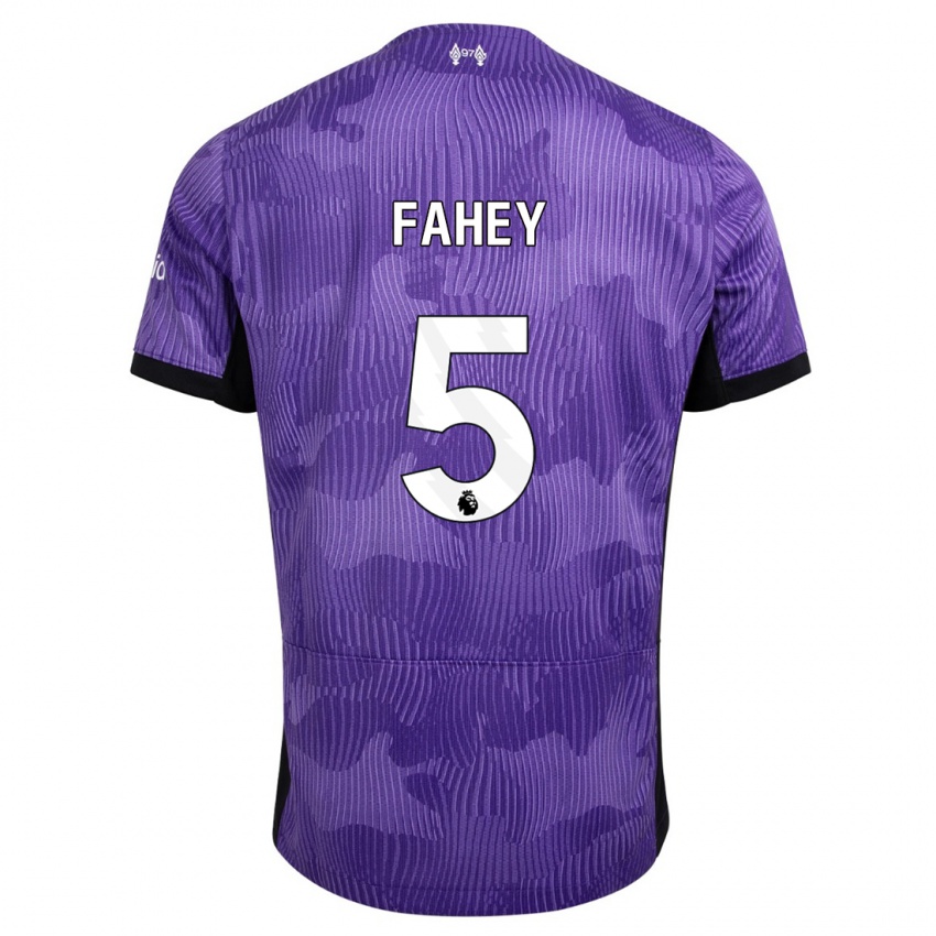 Kvinder Niamh Fahey #5 Lilla Tredje Sæt Spillertrøjer 2023/24 Trøje T-Shirt