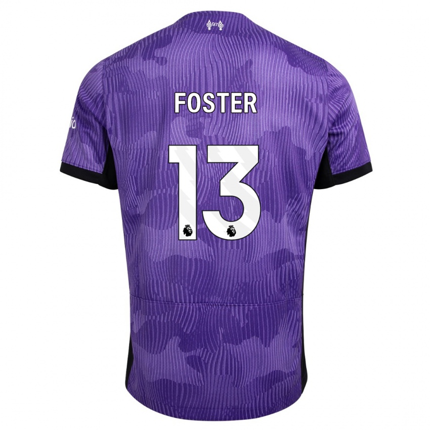 Kvinder Rylee Foster #13 Lilla Tredje Sæt Spillertrøjer 2023/24 Trøje T-Shirt