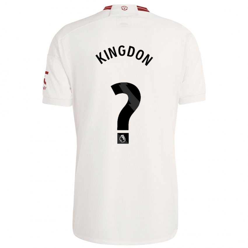 Kvinder Jack Kingdon #0 Hvid Tredje Sæt Spillertrøjer 2023/24 Trøje T-Shirt