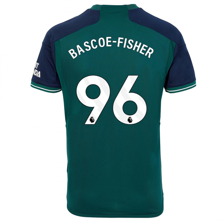 Kvinder Jakai Bascoe-Fisher #96 Grøn Tredje Sæt Spillertrøjer 2023/24 Trøje T-Shirt