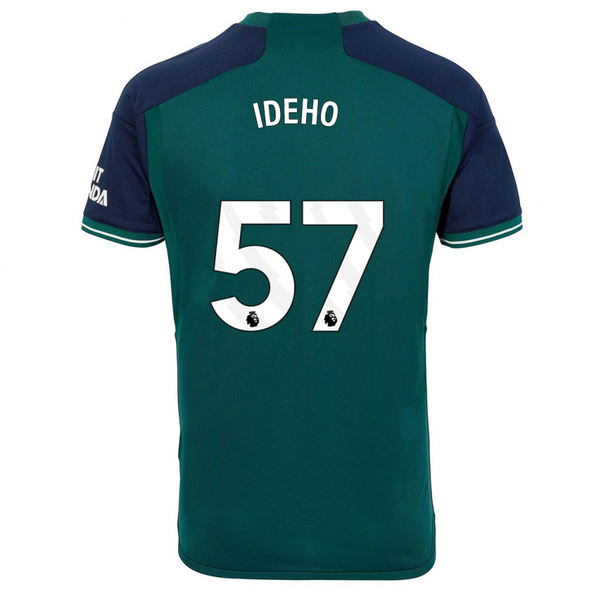 Kvinder Joel Ideho #57 Grøn Tredje Sæt Spillertrøjer 2023/24 Trøje T-Shirt